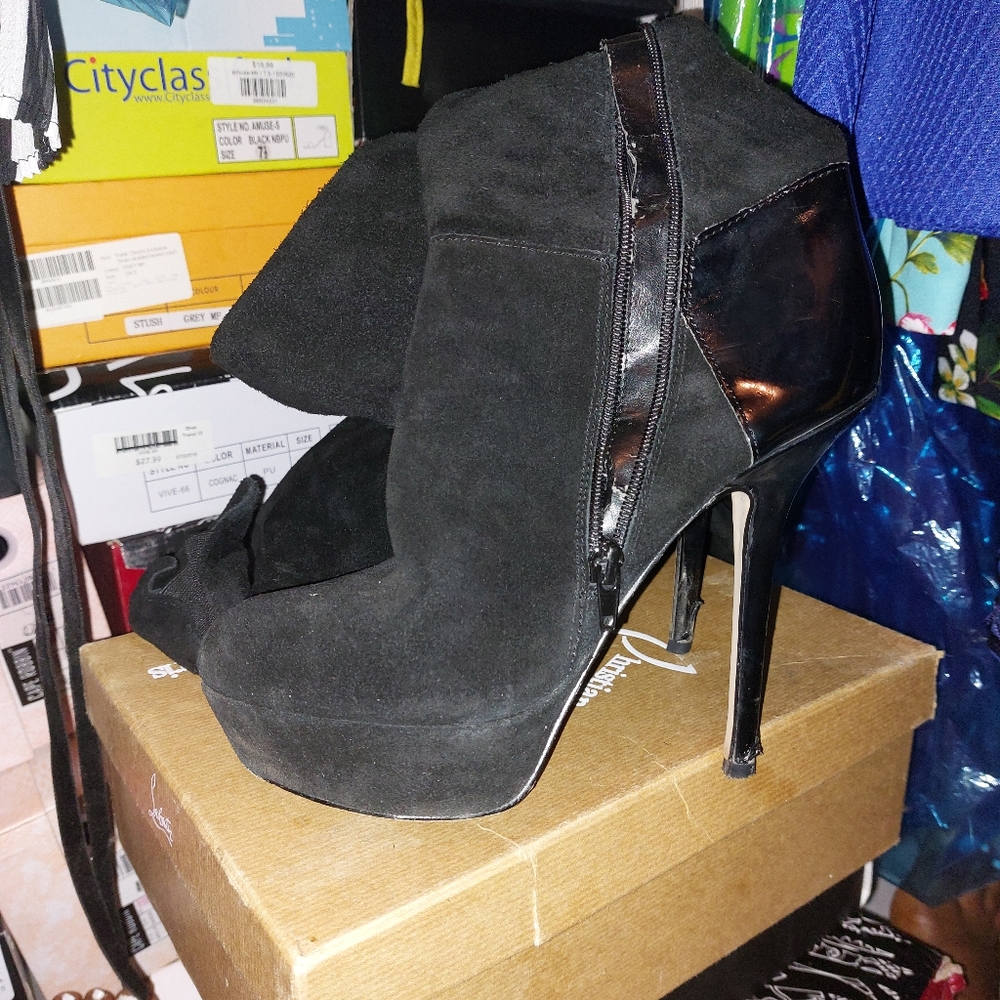 Over the Knee Suede Calvin Klein Boot